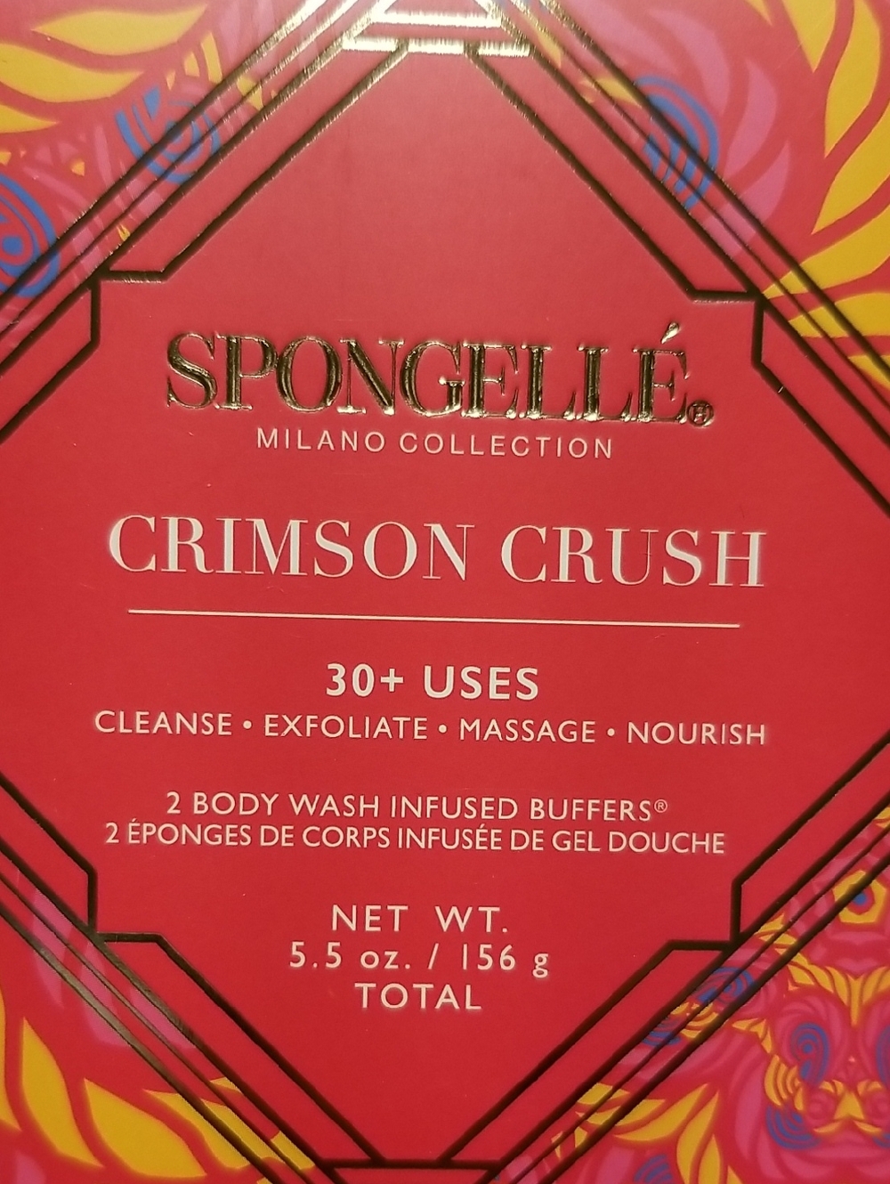 Spongellé Crimson Crush Body Wash Infused Buffers